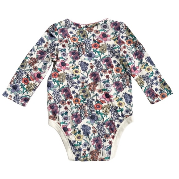 NEW Gap Baby Brannan’s Favorites Floral Bodysuit 12-18M - Picture 2 of 3